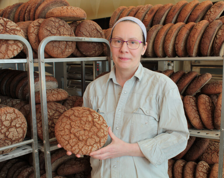 Organic rye bread and tiina muhonen photo taina harmoinen