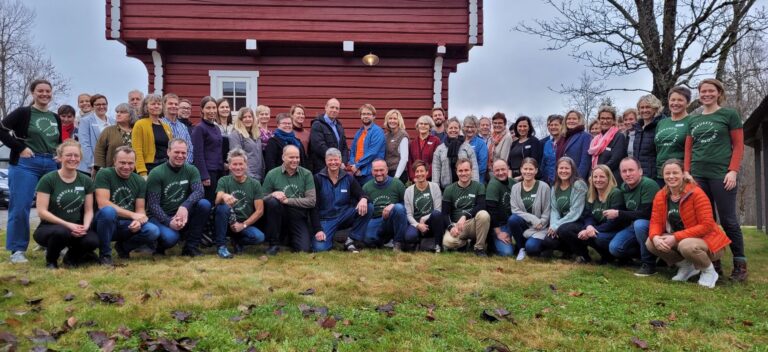 Gruppebilde av alle paa fagsamling paa kringler gjestegaard foto sindre buchanan